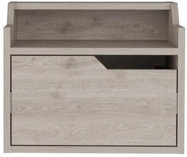 Main image of Floating Nightstand Chester, Bedroom, Light Gray
