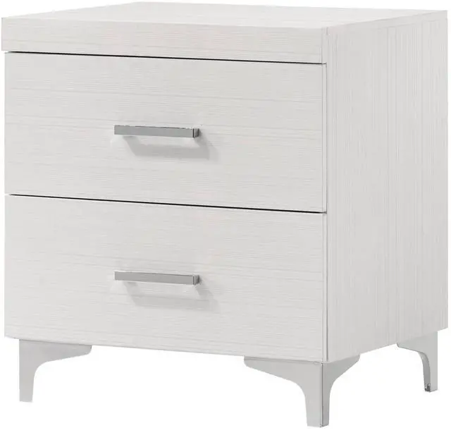 Main image of Casilda White Finish Nightstand