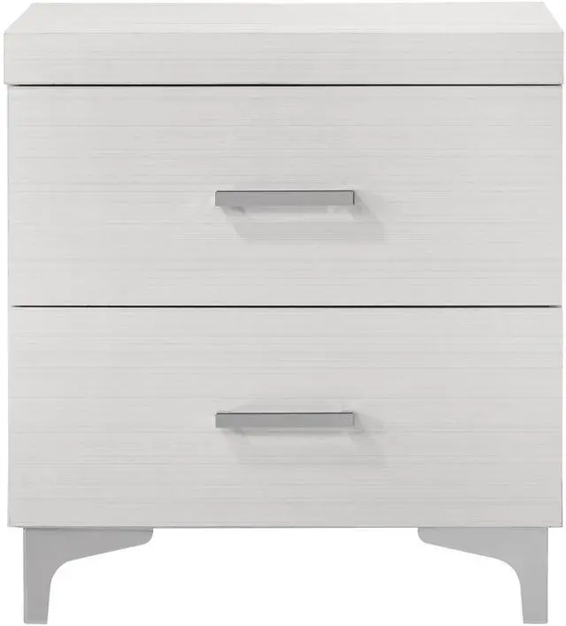 Alt view image 5 of 7 - Casilda White Finish Nightstand