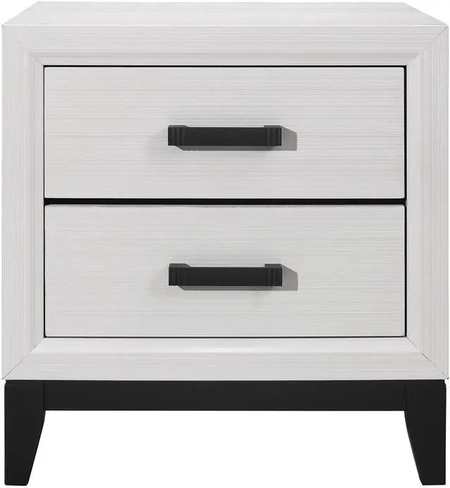 Main image of MIRAGE WHITE NIGHTSTAND