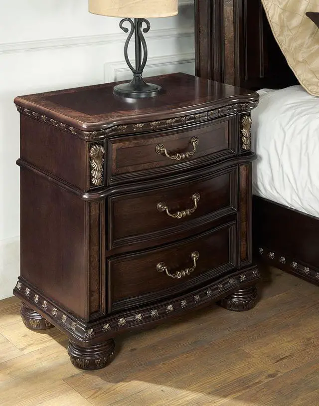 Alt view image 3 of 6 - Monte Carlo - Nightstand - Dark Brown