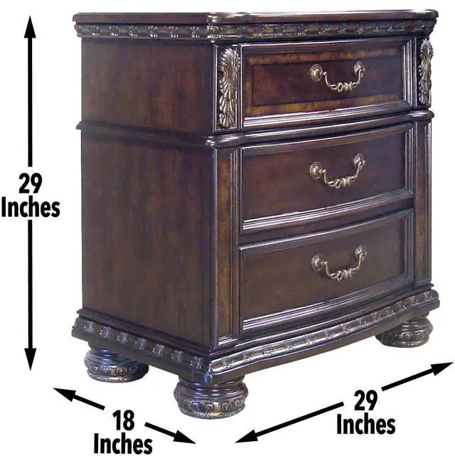 Alt view image 2 of 6 - Monte Carlo - Nightstand - Dark Brown