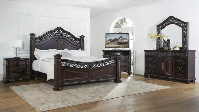 Alt view image 6 of 6 - Monte Carlo - Nightstand - Dark Brown