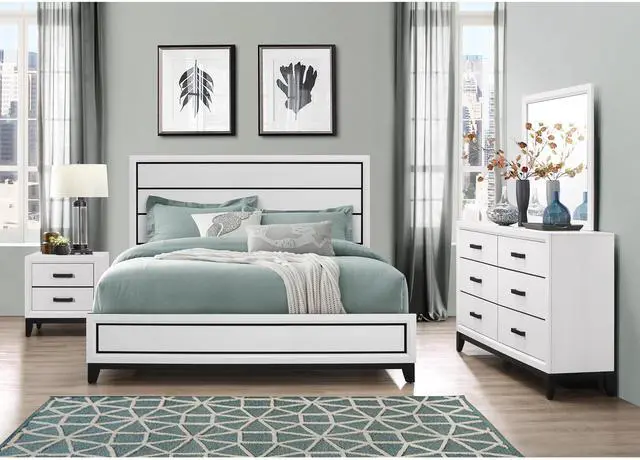 Alt view image 4 of 4 - MIRAGE WHITE NIGHTSTAND