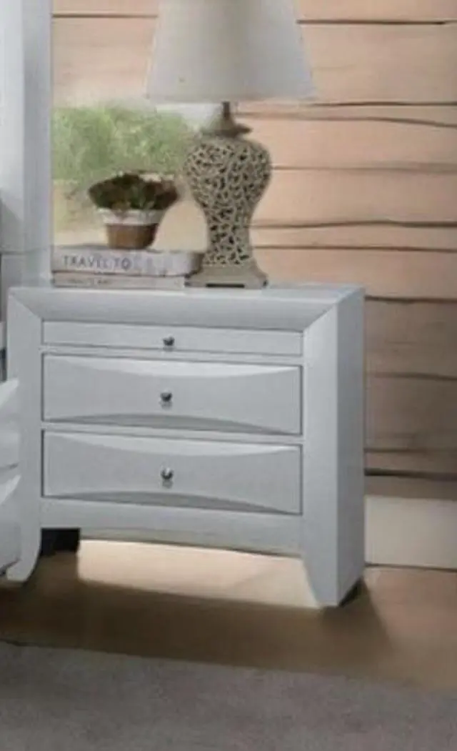 Main image of Ireland White Finish Nightstand