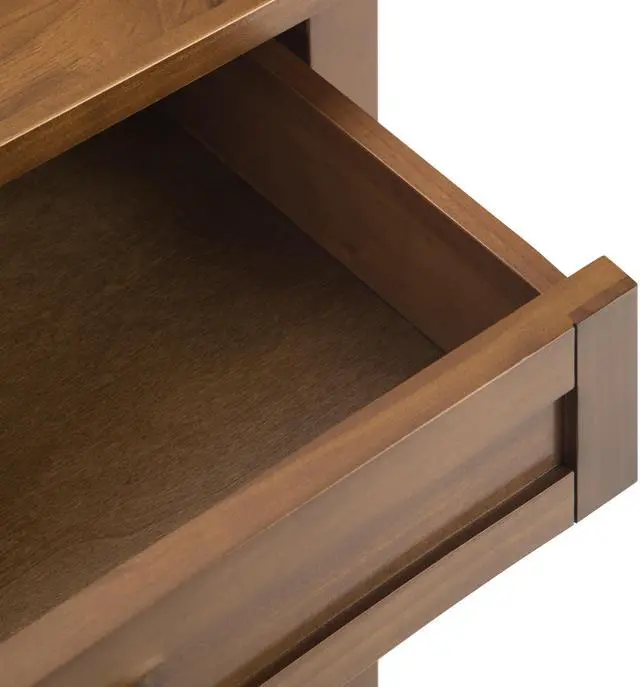 Alt view image 4 of 7 - Warm Shaker - Bedside Table - Light Golden Brown