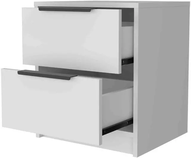 Alt view image 4 of 7 - Washington Nightstand, Two Large Drawers