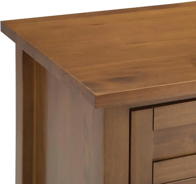 Alt view image 3 of 7 - Warm Shaker - Bedside Table - Light Golden Brown