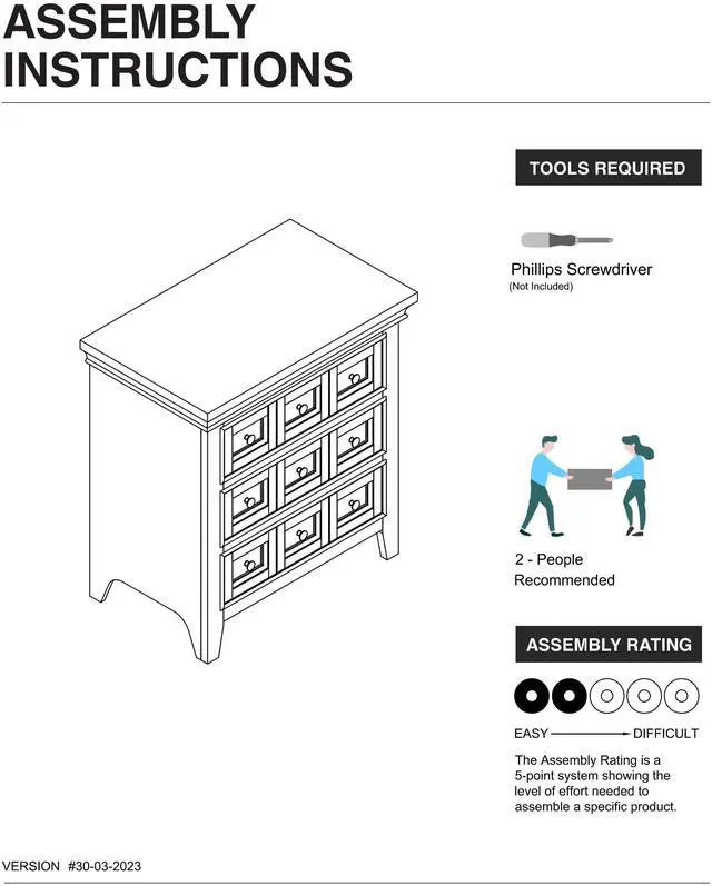 Alt view image 6 of 7 - Transitional Style Gray Color Solid wood 1pc Nightstand Only Bedroom Furniture Bedside Table Round Knobs 3-Drawers Nightstand