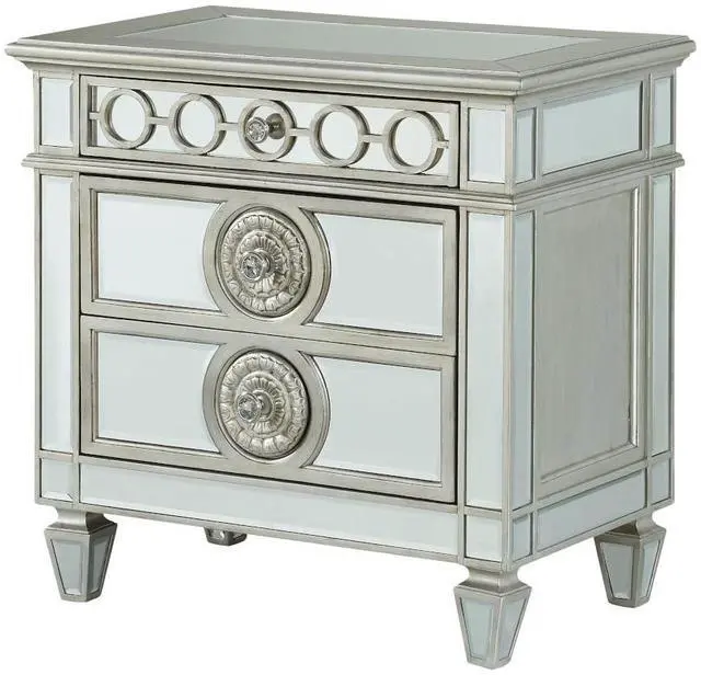 Alt view image 4 of 7 - Varian Mirrored Nightstand