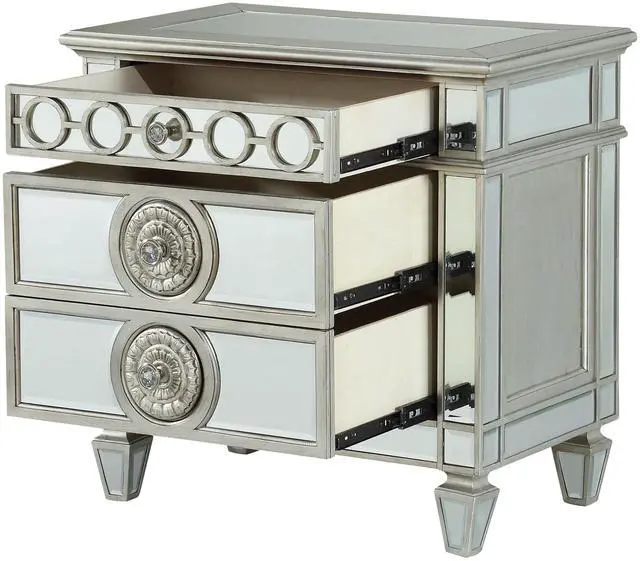 Alt view image 2 of 7 - Varian Mirrored Nightstand