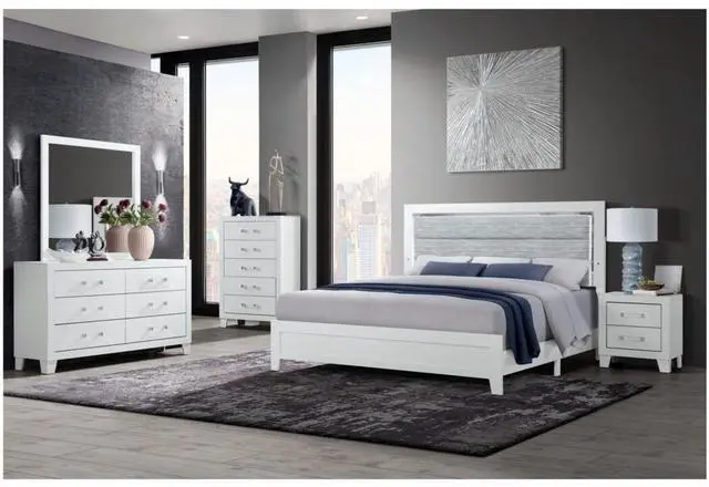 Alt view image 4 of 4 - OMODA WHITE NIGHTSTAND
