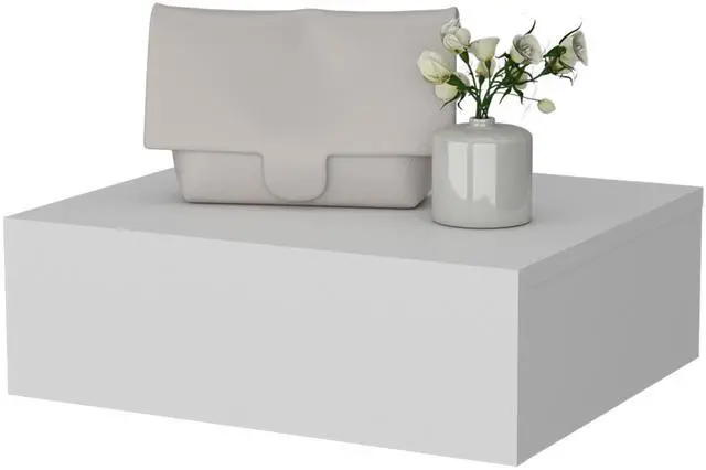 Alt view image 3 of 7 - Vienna Floating Nightstand, Sleek Wall-Mounted Design with Spacious Drawer Storage