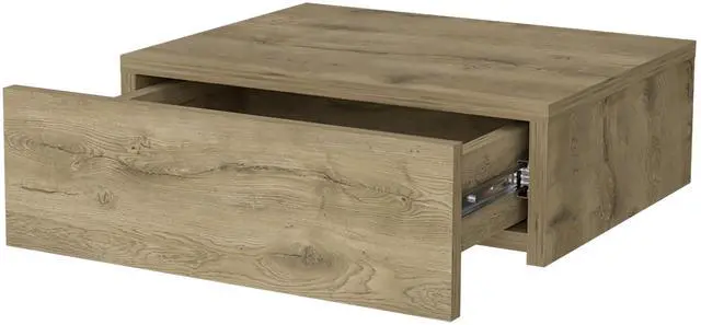 Alt view image 3 of 7 - Vienna Floating Nightstand, Sleek Wall-Mounted Design with Spacious Drawer Storage