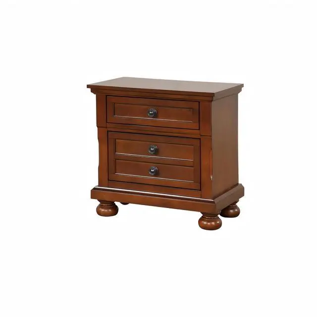 Alt view image 3 of 5 - Sleek Cherry Nightstand For Modern Spaces
