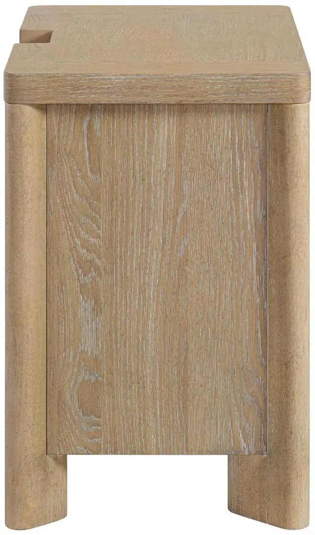 Alt view image 3 of 6 - Tan 3-Drawer Nightstand