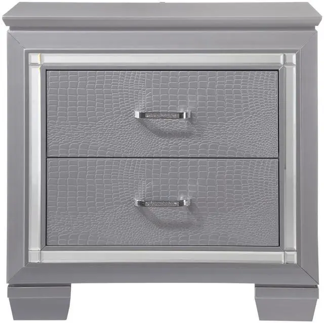 Alt view image 2 of 7 - Lillian - Nightstand - Gray