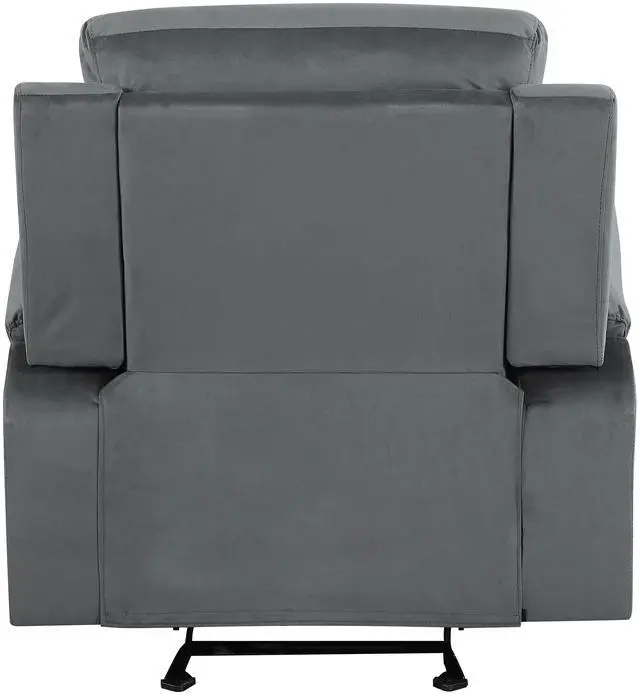 Alt view image 4 of 7 - Global United Reclining Transitional Microfiber Fabric Chair