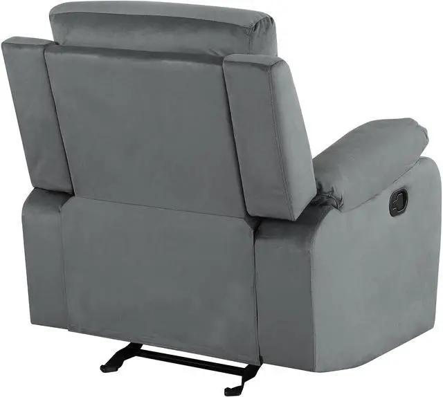 Alt view image 3 of 7 - Global United Reclining Transitional Microfiber Fabric Chair
