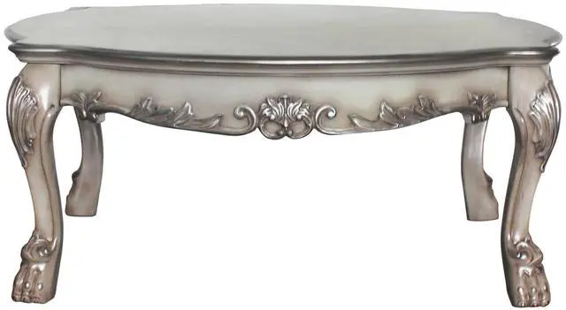 Alt view image 4 of 6 - Dresden Vintage Bone White Finish Coffee Table