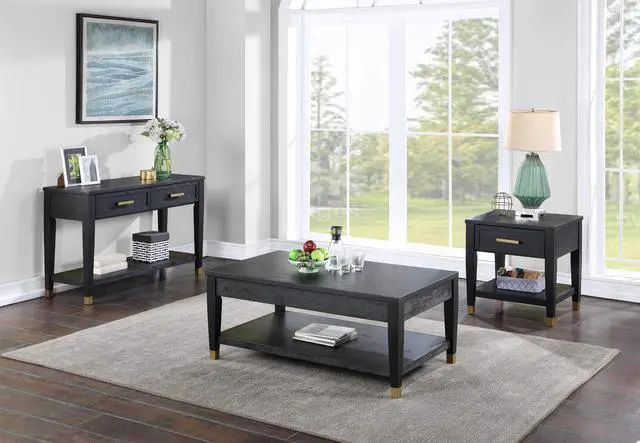 Alt view image 2 of 2 - Yves - Lift-Top Coffee table - Black