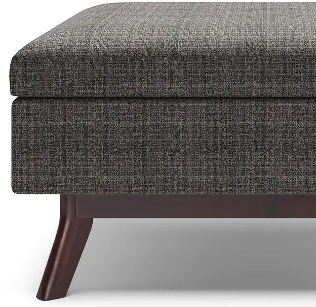 Alt view image 4 of 7 - Owen - Coffee Table Storage Ottoman - Ebony