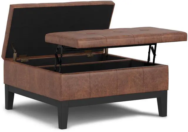 Alt view image 3 of 4 - Dover Lift Top Coffee Table Storage Ottoman