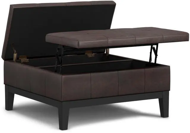 Alt view image 3 of 4 - Dover Lift Top Coffee Table Storage Ottoman