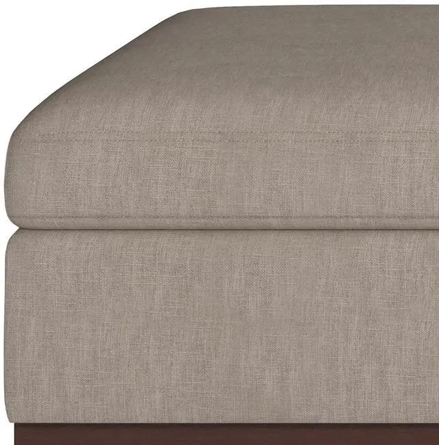 Alt view image 2 of 7 - Owen - Square Coffee Table Storage Ottoman - Natural