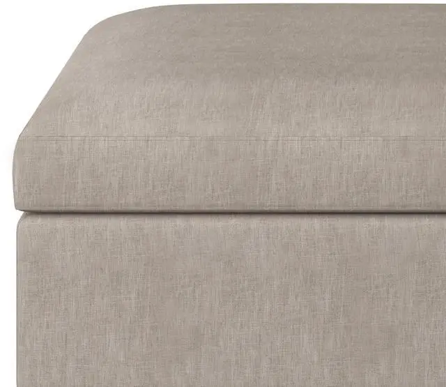 Alt view image 2 of 7 - Owen - Coffee Table Storage Ottoman - Natural