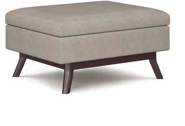 Main image of Owen - Coffee Table Storage Ottoman - Natural
