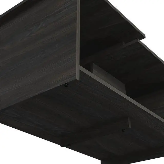 Alt view image 5 of 7 - Waycross Coffee Table, One Large Shelf, Two Table Tops