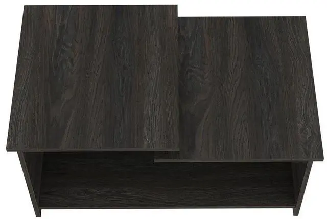 Alt view image 4 of 7 - Waycross Coffee Table, One Large Shelf, Two Table Tops