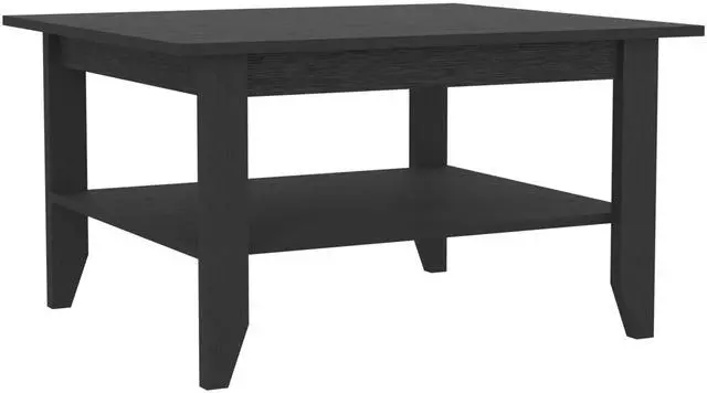 Alt view image 5 of 7 - Coffee Table San Jose, One Shelf, Black Wengue Finish