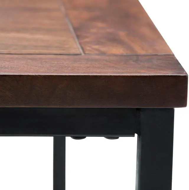 Alt view image 5 of 7 - Skyler - Square Coffee Table - Dark Cognac Brown