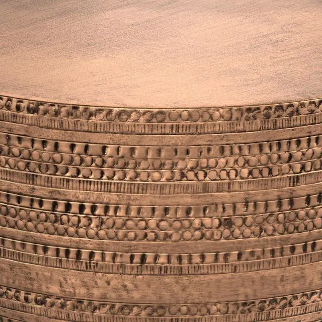 Alt view image 5 of 6 - Johnsen Metal Coffee Table in Antique Copper