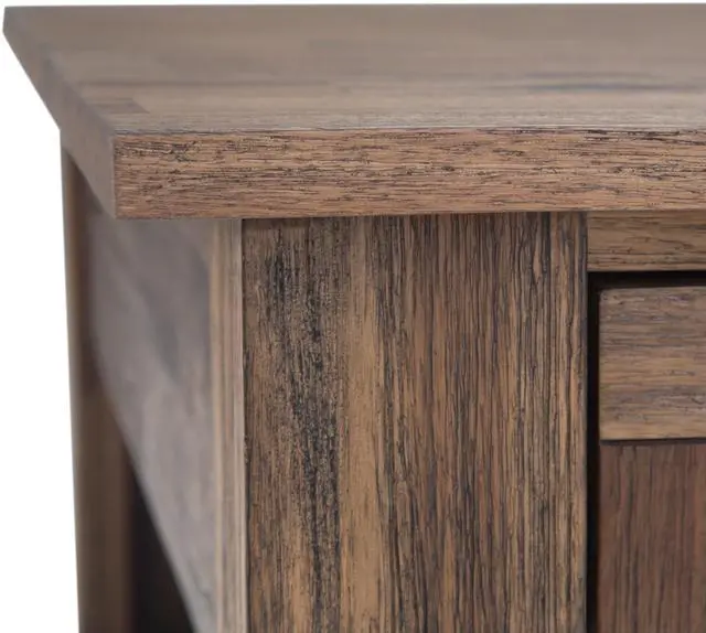 Alt view image 4 of 6 - Monroe - Square Coffee Table - Rustic Natural Aged Brown