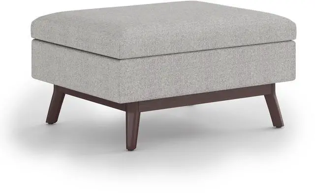 Main image of Owen - Coffee Table Storage Ottoman - Cloud Grey
