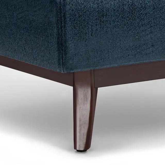 Alt view image 3 of 7 - Owen - Coffee Table Storage Ottoman - Distressed Dark Blue