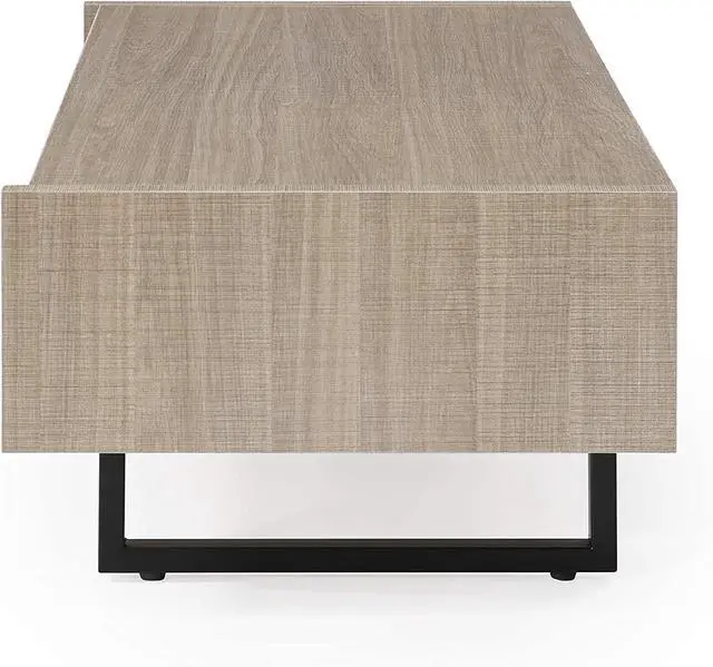 Alt view image 5 of 6 - Mid-Century Modern Ash Living Room Coffee Table,tan