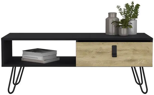 Alt view image 5 of 7 - Coffee Table Magness, Living Room, Black / Macadamia