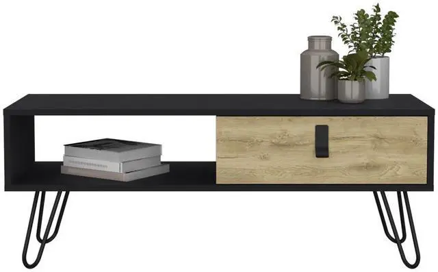 Alt view image 6 of 7 - Coffee Table Magness, Living Room, Black / Macadamia