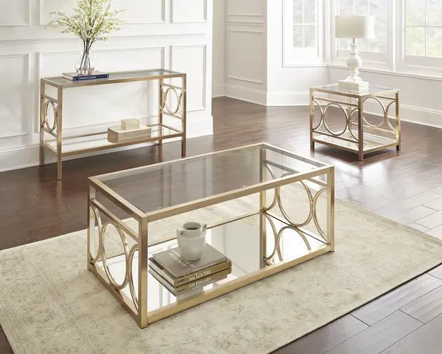 Alt view image 5 of 5 - Olympia - Coffee Table - Gold