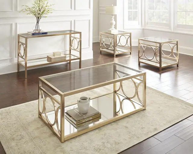 Alt view image 4 of 5 - Olympia - Coffee Table - Gold