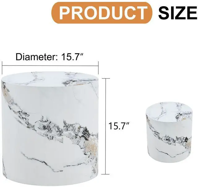 Alt view image 4 of 7 - The cylindrical table with its patterned design can be easily integrated into a variety of interior styles, from coffee tables to small dining tables, or makeshift writing desks.W1151P200297
