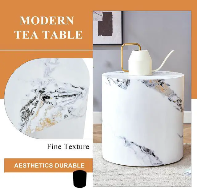 Alt view image 5 of 7 - The cylindrical table with its patterned design can be easily integrated into a variety of interior styles, from coffee tables to small dining tables, or makeshift writing desks.W1151P200297