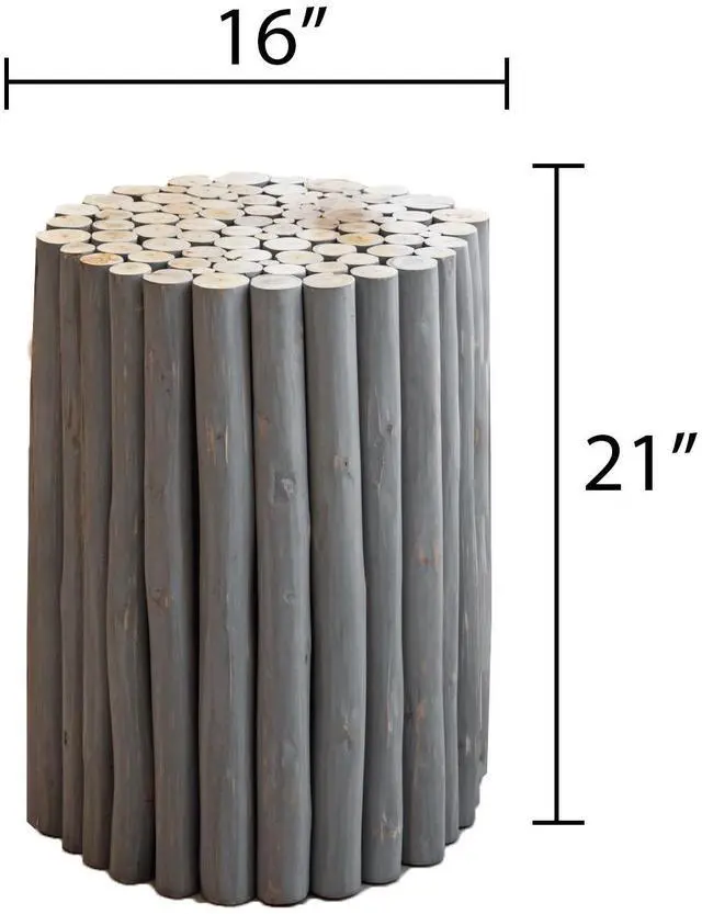 Alt view image 4 of 5 - ET1009-16 End Table Gray