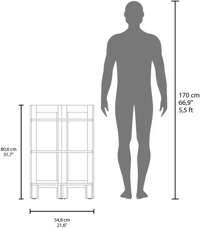 Alt view image 4 of 7 - Riga Corner 3-Tier Shelf Side Table  31.7" High , Sofa Table, End Table with Tray