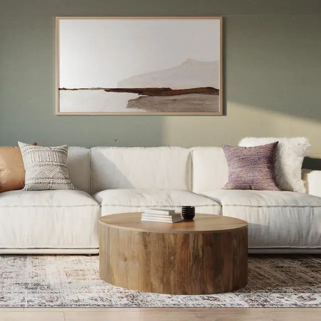 Alt view image 4 of 7 - Millbury Drum Coffee Table