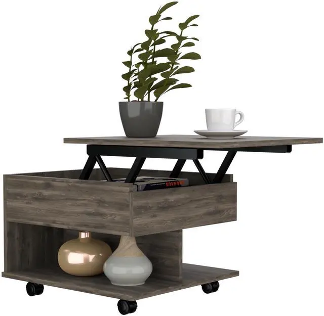 Alt view image 7 of 7 - Portland Lift Top Coffee Table